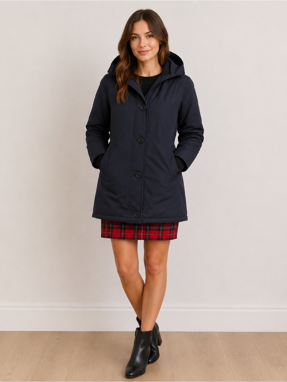 Canada Goose Coat Womens Sm Navy Arctic Program Hooded Down Fill Made In Canada